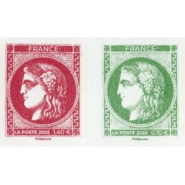 France - P5452 Ceres Bordeaux Paire Horizontale R+V