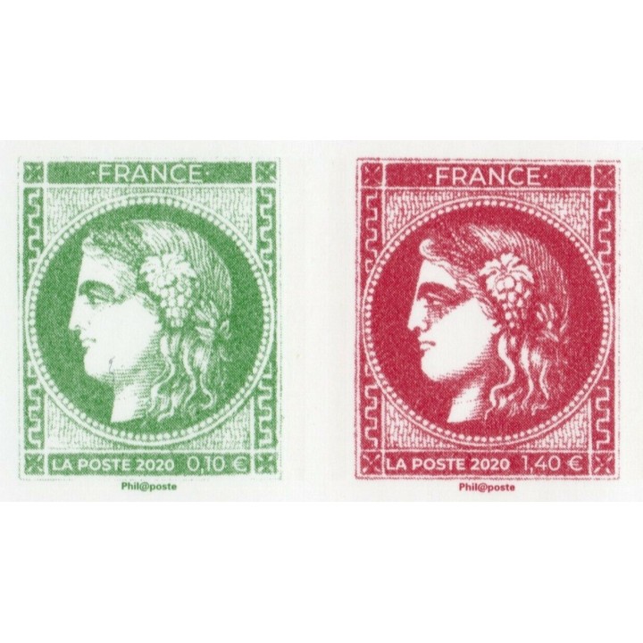 France - P5452 Ceres Bordeaux Paire Horizontale V+R