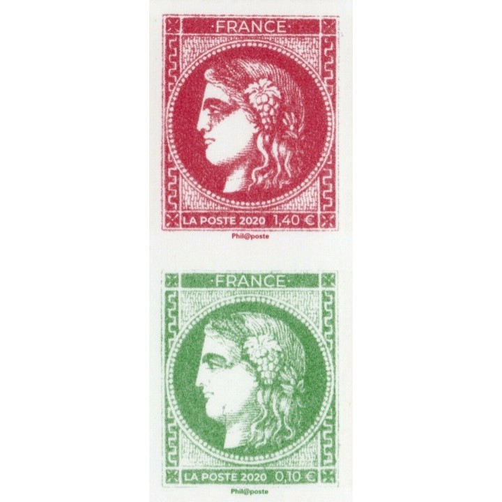 France - P5452 Ceres Bordeaux Paire Verticale R+V