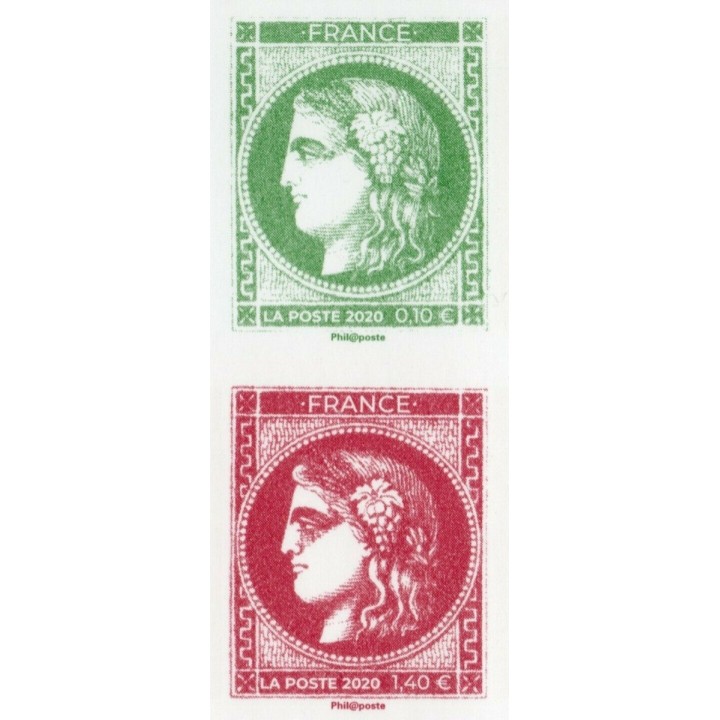 France - P5452 Ceres Bordeaux Paire Verticale V+R