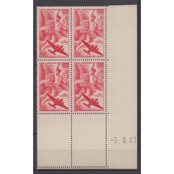 France - Poste Aérienne 17 Coin Daté (05/06/1947)