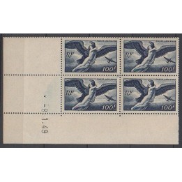 France - Poste Aérienne 18 Coin Daté (08/01/1949)