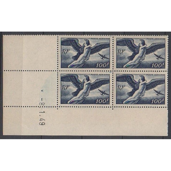 France - Poste Aérienne 18 Coin Daté (08/01/1949)