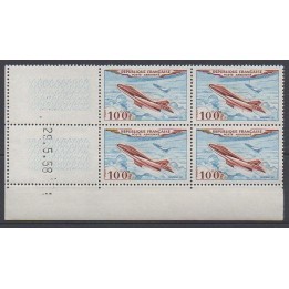 France - Poste Aérienne 30 Coin Daté (29/05/1958)
