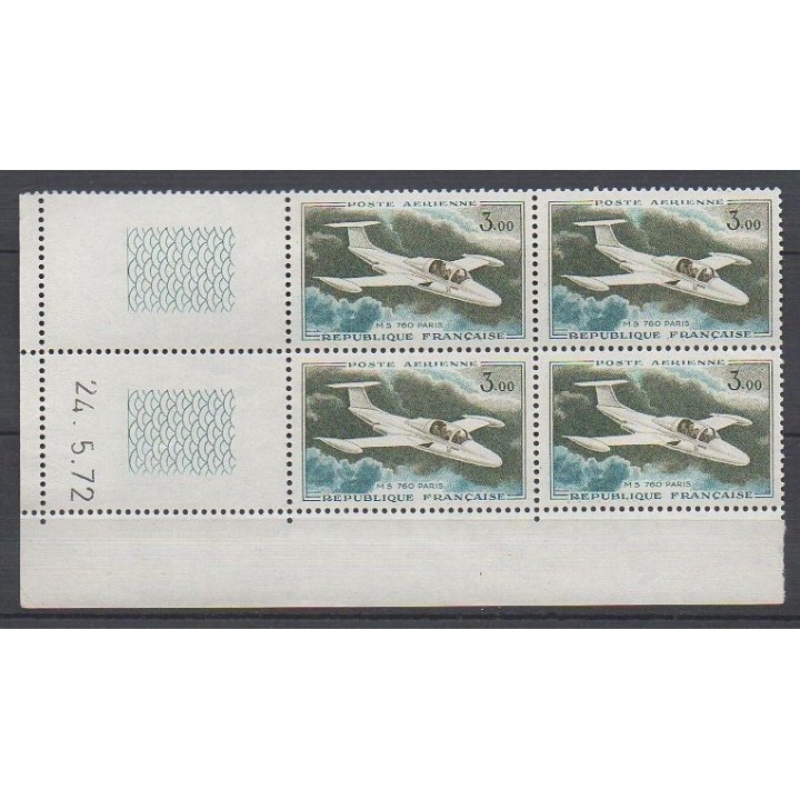 France - Poste Aérienne 39 Coin Daté (24/05/1972)