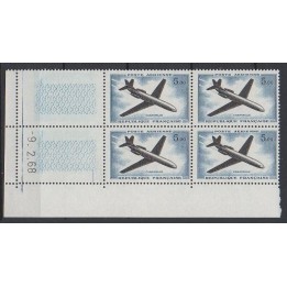 France - Poste Aérienne 40 Coin Daté (09/02/1968)