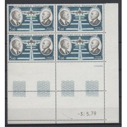 France - Poste Aérienne 46 Coin Daté (03/05/1978)