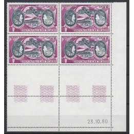 France - Poste Aérienne 47 Coin Daté (23/10/1980)