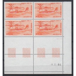France - Poste Aérienne 58 Coin Daté (08/11/1984)