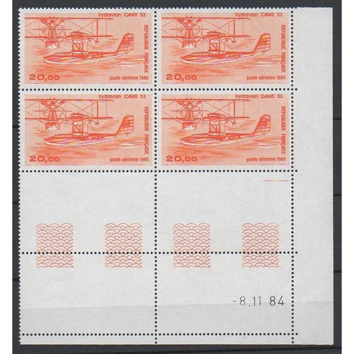 France - Poste Aérienne 58 Coin Daté (08/11/1984)