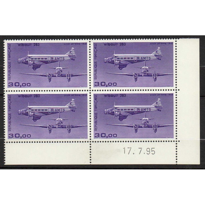 France - Poste Aérienne 59b Coin Daté (17/07/1995)