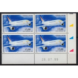 France - Poste Aérienne 63 Coin Daté (28/07/1997)