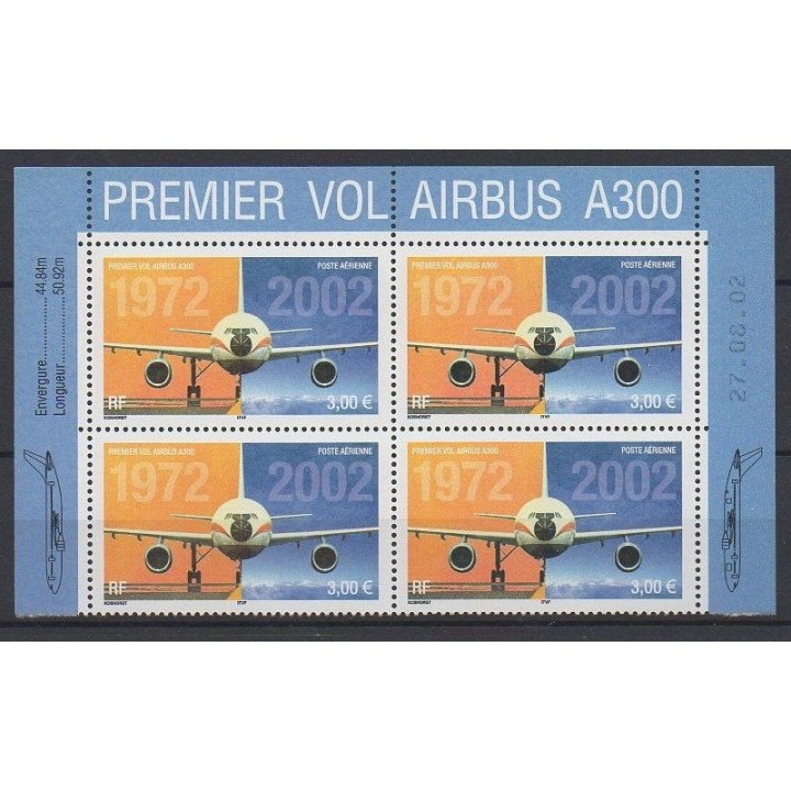 France - Poste Aérienne 65a Coin Daté