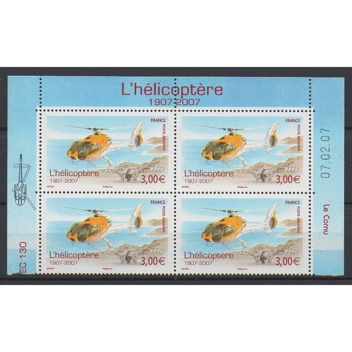 France - Poste Aérienne 70a Coin Daté
