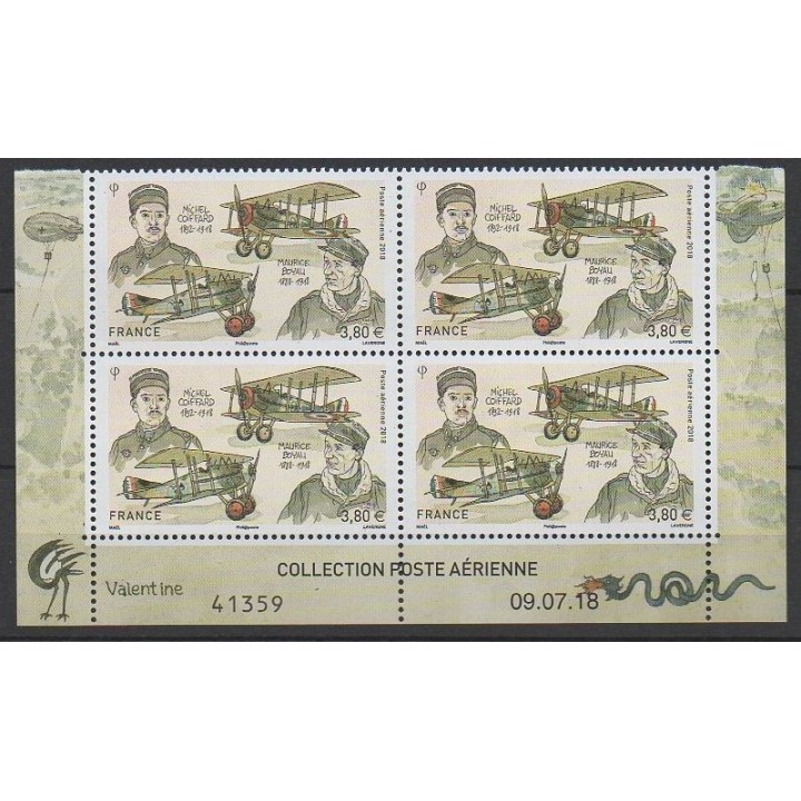 France - Poste Aérienne 82a Coin Daté