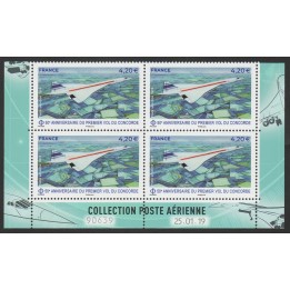 France - Poste Aérienne 83a Coin Daté
