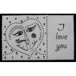 France - Personnalisé 4128A TP « Je t\'aime »