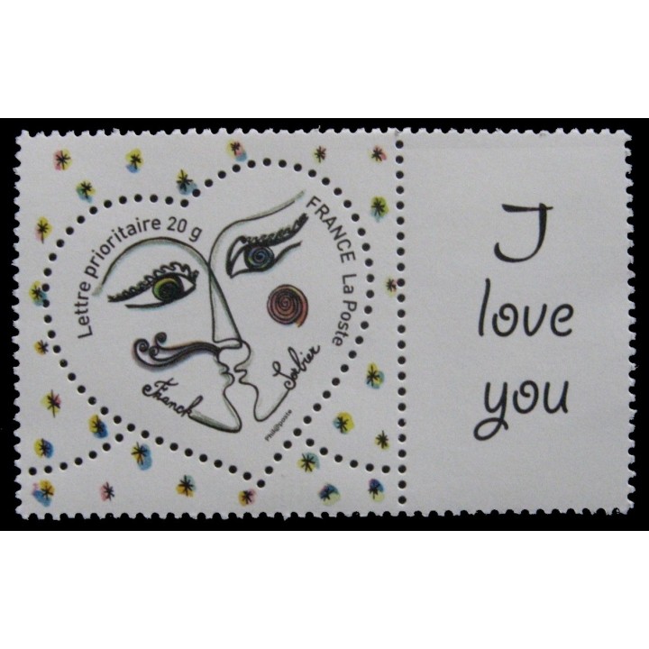 France - Personnalisé 4128A TP « Je t\'aime »