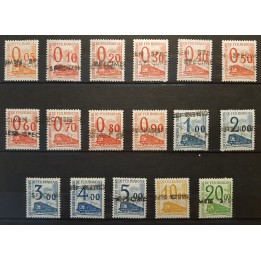 France - Petits Colis Postaux 31 à 47 Spécimen