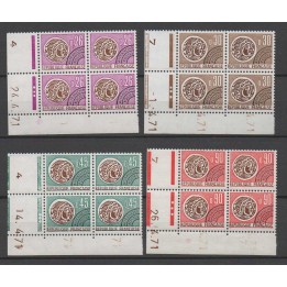 France - Préoblitéré 130 à 133 Coin Daté