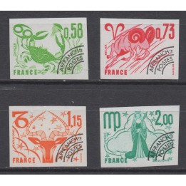 France - Préoblitéré 150 à 153 Coin Daté