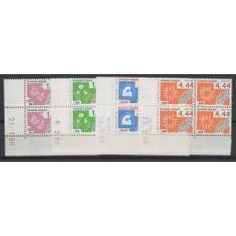 France - Préoblitéré 190 à 193 Coin Daté