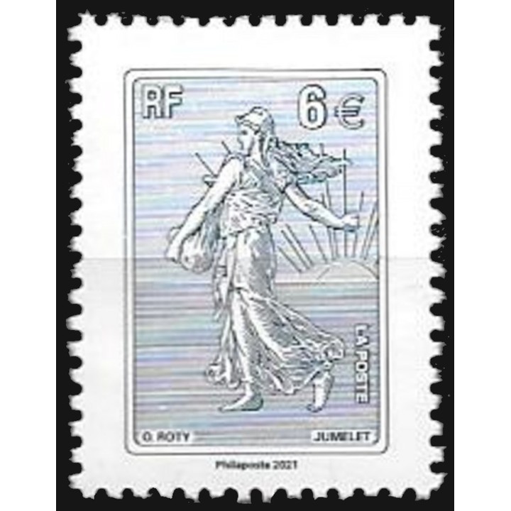 France - 5533 Semeuse Lignée 6€