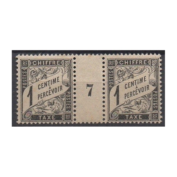 France - Taxe 10 Millésime 7 (1907)
