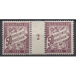 France - Taxe 37 Millésime 2 (1922)