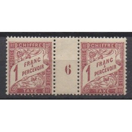 France - Taxe 40 Millésime 6 (1926)