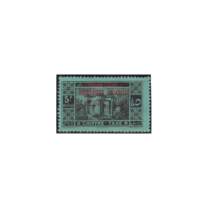 Grand Liban - Taxe 28
