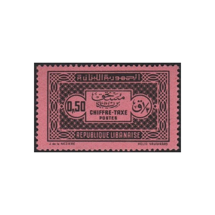 Grand Liban - Taxe 29