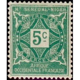 Haut-Sénégal et Niger - Taxe 08