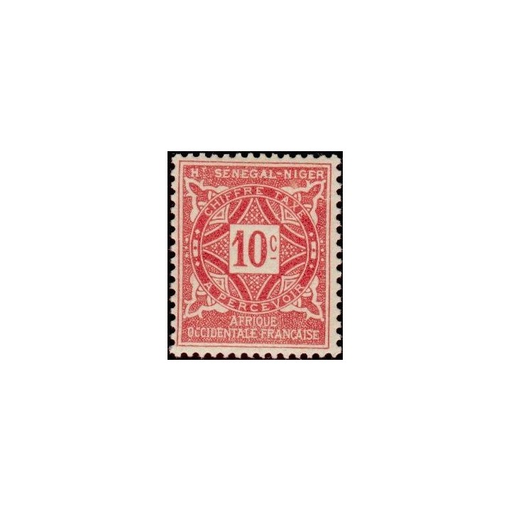 Haut-Sénégal et Niger - Taxe 09