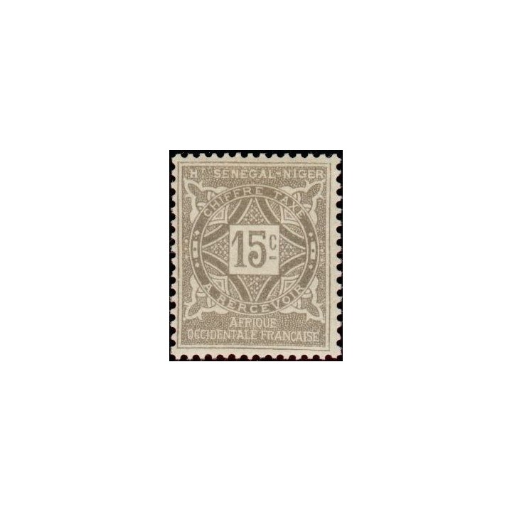 Haut-Sénégal et Niger - Taxe 10