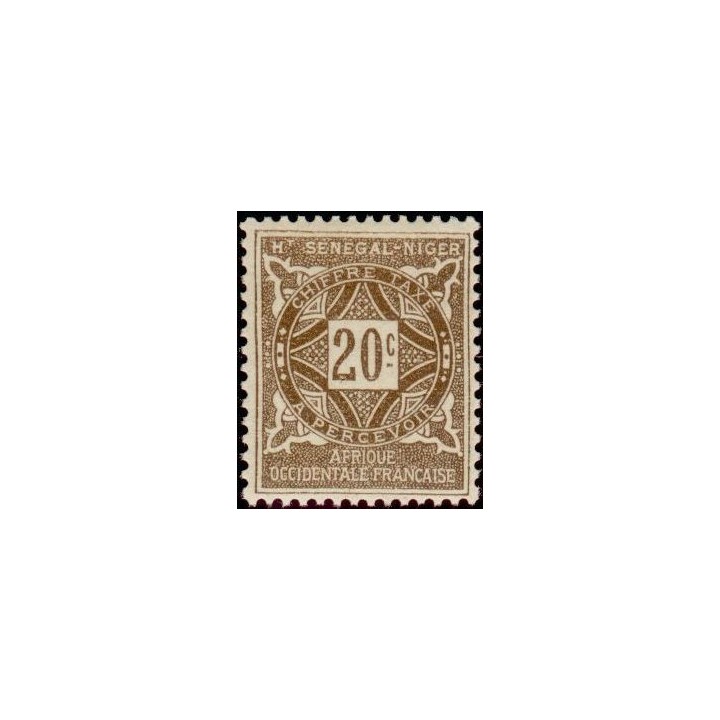 Haut-Sénégal et Niger - Taxe 11