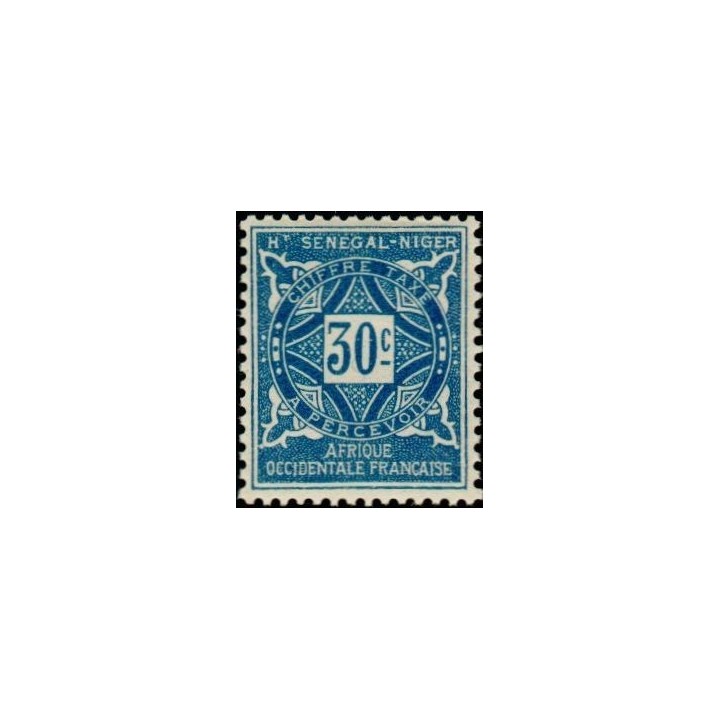 Haut-Sénégal et Niger - Taxe 12