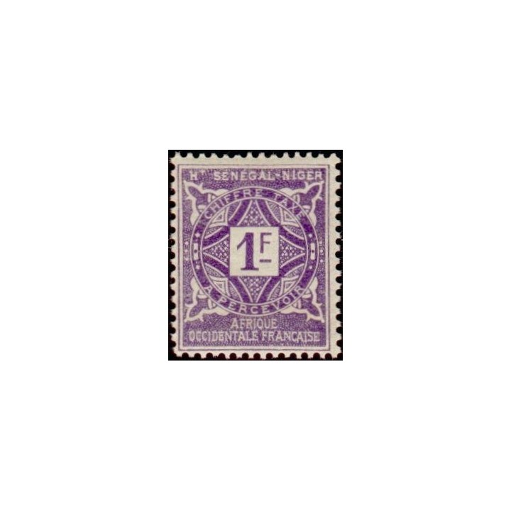 Haut-Sénégal et Niger - Taxe 15