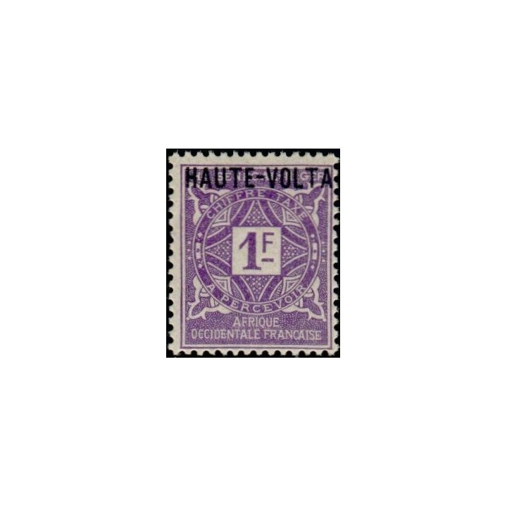 Haute-Volta - Taxe 08