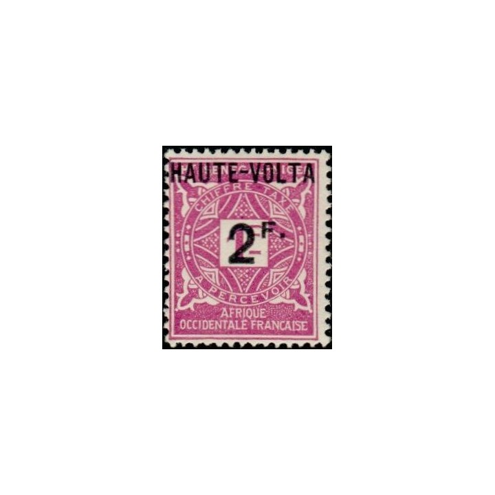 Haute-Volta - Taxe 09