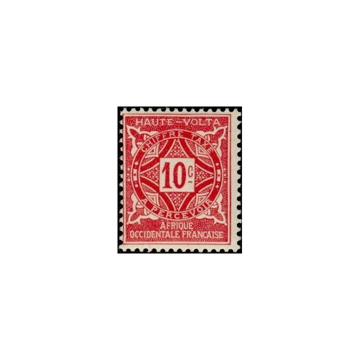 Haute-Volta - Taxe 12