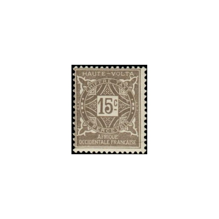 Haute-Volta - Taxe 13