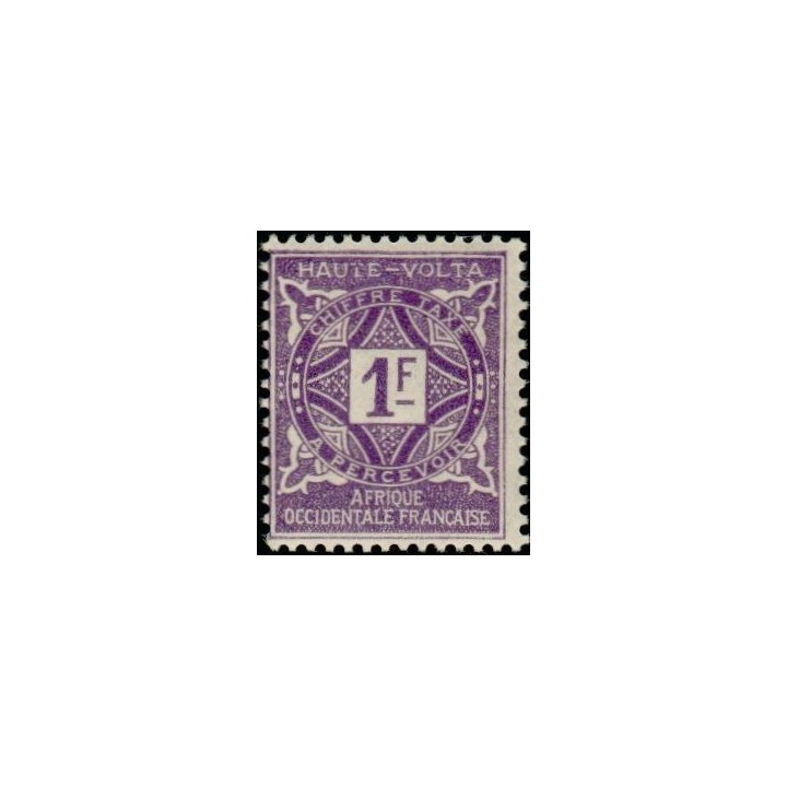 Haute-Volta - Taxe 18