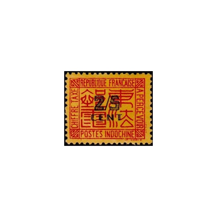 Indochine - Taxe 58