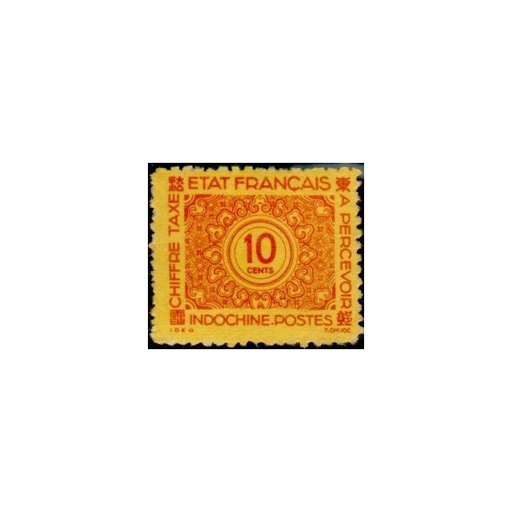 Indochine - Taxe 80