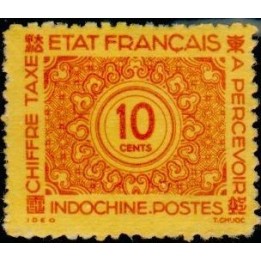 Indochine - Taxe 80