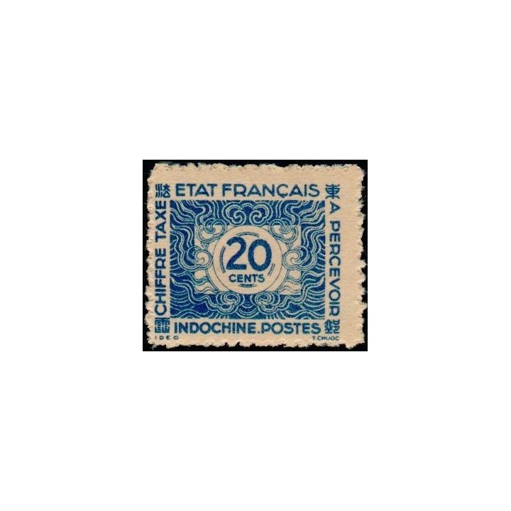Indochine - Taxe 82