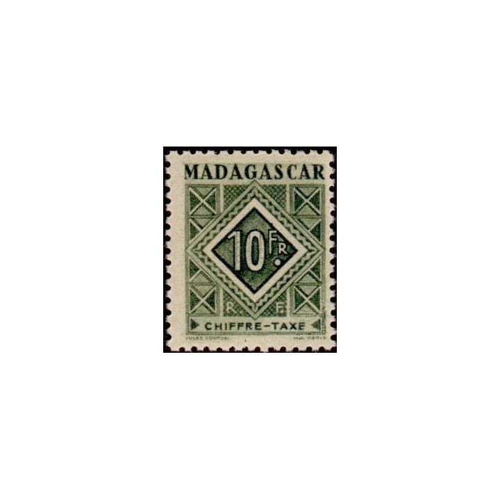 Madagascar - Taxe 39
