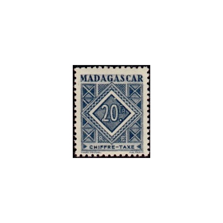 Madagascar - Taxe 40