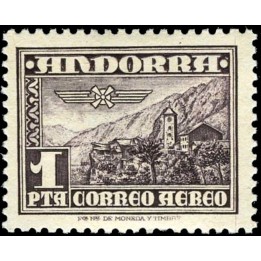Andorre Espagnol - Poste Aérienne 1